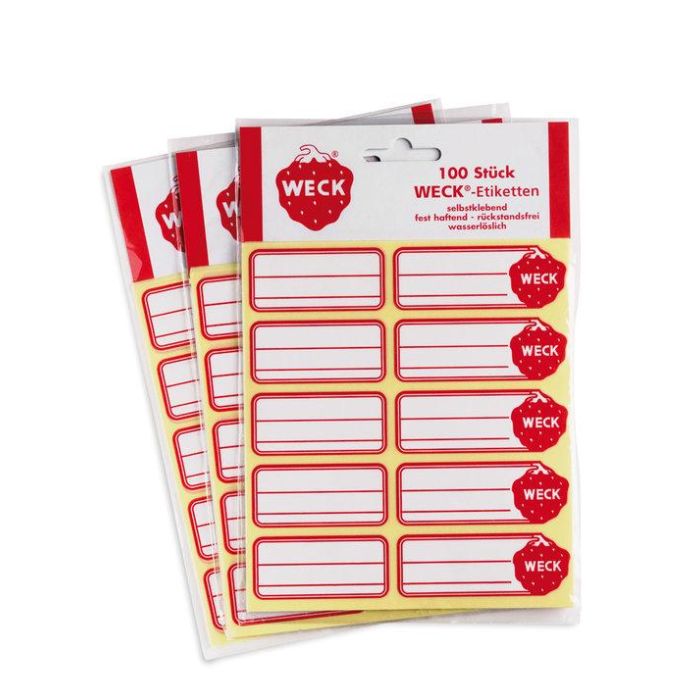 WECK etiketten (100 stuks) 