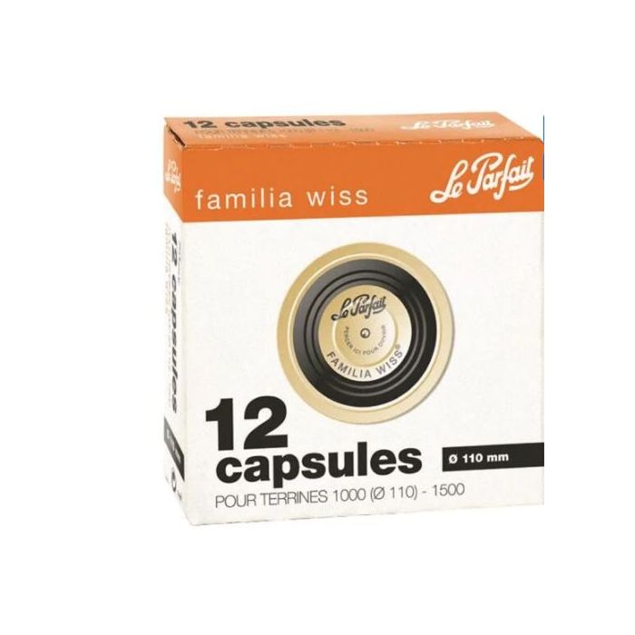 Le Parfait capsules - Familia Wiss Ø 110 mm (12 stuks) 