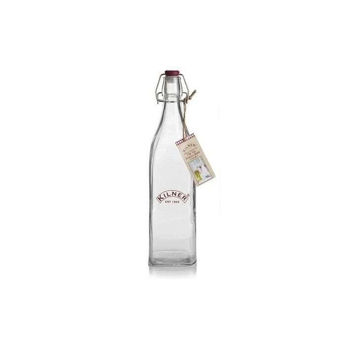 Kilner fles met kunststoffen beugelsluiting - 1 liter 