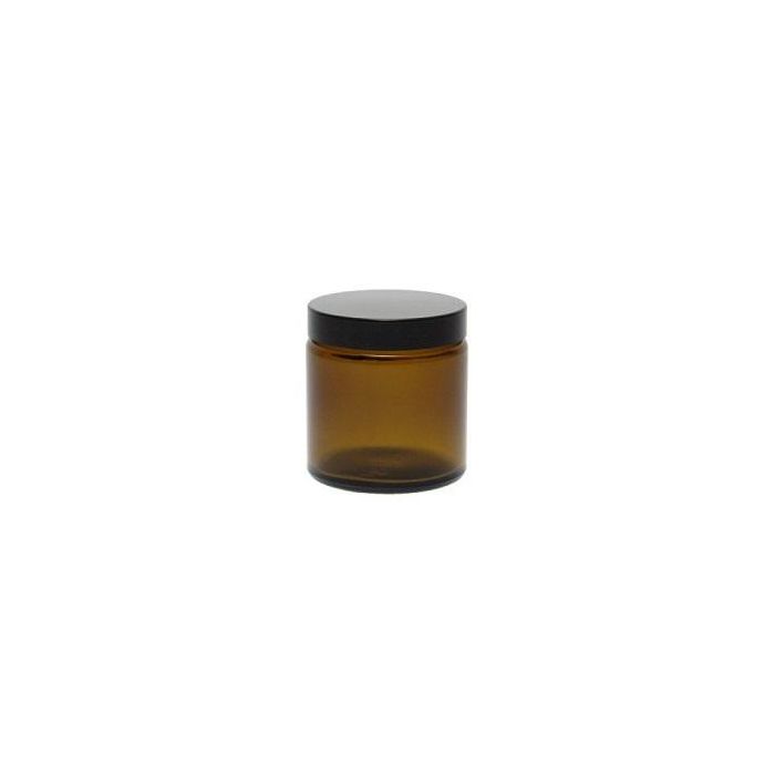 Kruidenpotje/zalfpotje 120 ml (bruin glas) 