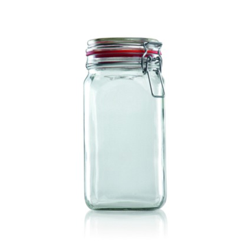 Fido beugelbokaal vierkant 1 liter - Ø 90 mm 