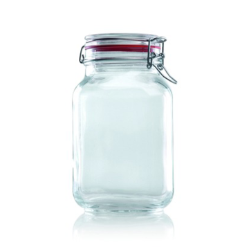 Fido beugelbokaal vierkant 2 liter - Ø 90 mm 