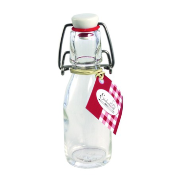 Fles met kunststoffen beugelsluiting - 100 ml 