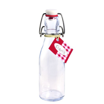 Fles met kunststoffen beugelsluiting - 200 ml 