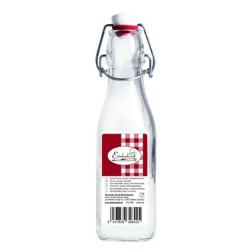 Fles met kunststoffen beugelsluiting - 250 ml 