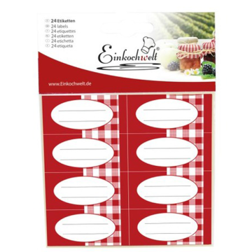 Einkochwelt etiketten (24 stuks) 
