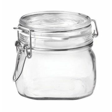 Fido vierkanten beugelbokaal 500 ml - Ø 90 mm 