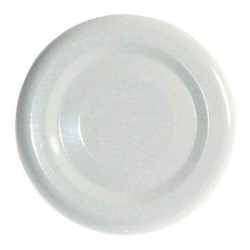 Jampotdeksel wit Ø 43 mm 