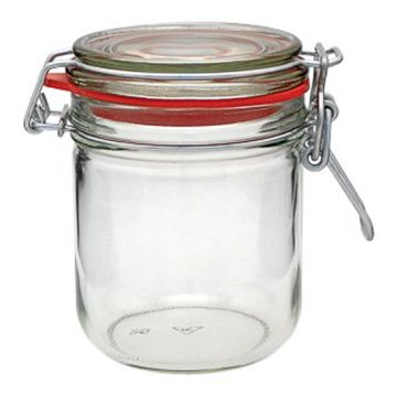 Fido beugelbokaal rond 400 ml  - Ø 80 mm 