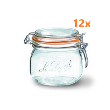 Le Parfait weckpot 250 ml - Ø 70 mm (rond model - 12 stuks) 
