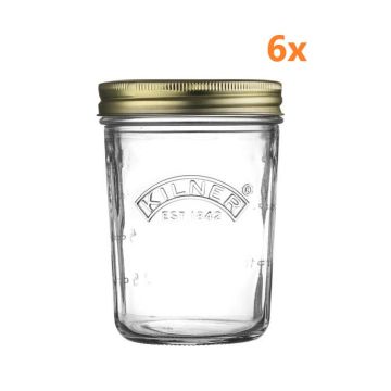 Kilner weckpot wide mouth - 350 ml (6 stuks) 