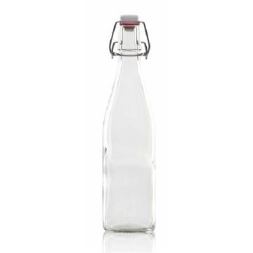 Fles met porseleinen beugelsluiting - 500 ml 