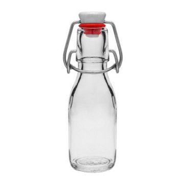 Fles met porseleinen beugelsluiting - 100 ml 