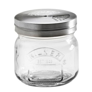 Kilner bewaarpot - 250 ml (strooideksel voor kruiden, thee, gedroogd voedsel) 