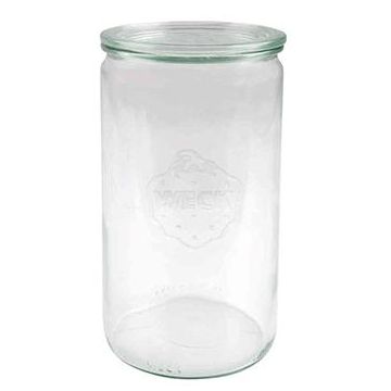 WECK cylinder model 1500 ml - Ø 100 mm - met glasdeksel 