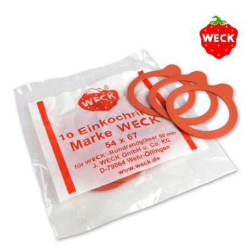 WECK Inmaakringen Ø 60 mm - 54 x 67 mm (10 stuks) 