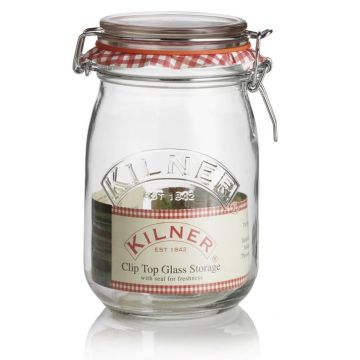 Kilner ronde beugelbokaal - 1 liter 