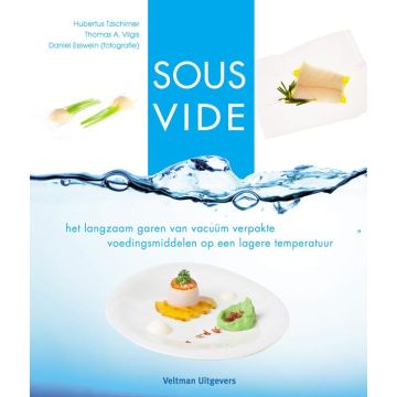 Sous Vide - het langzaam garen van vacuüm verpakte voedingsmiddelen op een lage temperatuur 