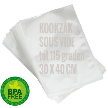 Kookzakken sous vide 30 x 40 cm - 50 stuks met microstructuur (115 graden) 