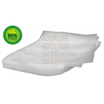 Kookzakken sous vide 30 x 50 cm - 50 stuks met microstructuur (115 graden) 