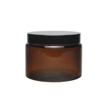 Kruidenpotje/zalfpotje 500 ml (bruin glas) 