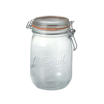 Le Parfait weckpot 1 liter - Ø 85 mm (rond model) 
