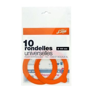 Le Parfait weckringen Ø 100 mm - 79 x 108 mm (10 stuks) 