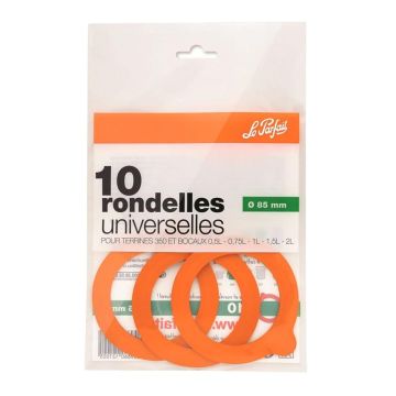 Le Parfait weckringen Ø 85 mm - 65 x 92 mm (10 stuks) 