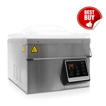 Professionele Vacuumkamer machine Wartmann WM-1509 VAC met gratis 100 WECKENonline kookzakken 20 x 30 cm 