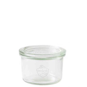 WECK Stortglas 200 ml - Ø 80 mm - met glasdeksel 