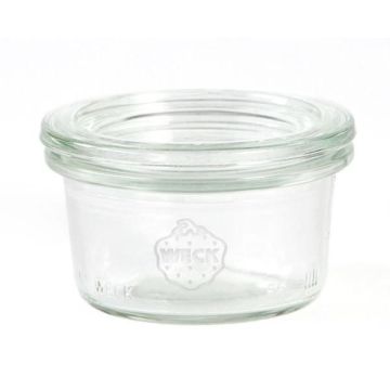 WECK Stortglas 50 ml - Ø 60 mm - met glasdeksel 