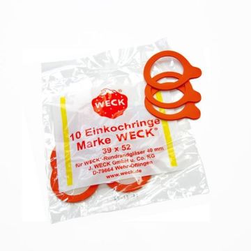 WECK Inmaakringen Ø 40 mm - 39 x 52 mm (10 stuks) 