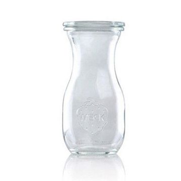 WECK Sapfles 290 ml -  Ø 60 mm - met glasdeksel 