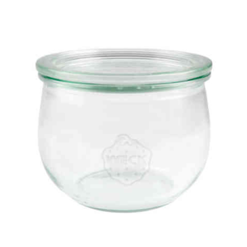 WECK Tulpglas 580 ml - Ø 100 mm - met glasdeksel 